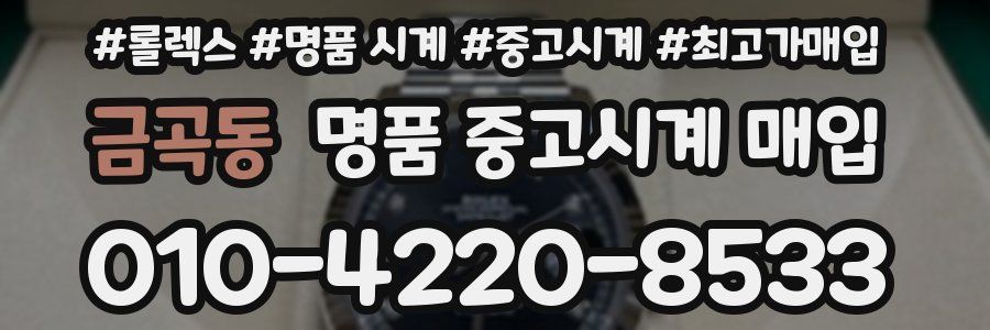 금곡동 명품 중고시계 매입