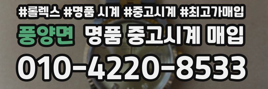 풍양면 명품 중고시계 매입