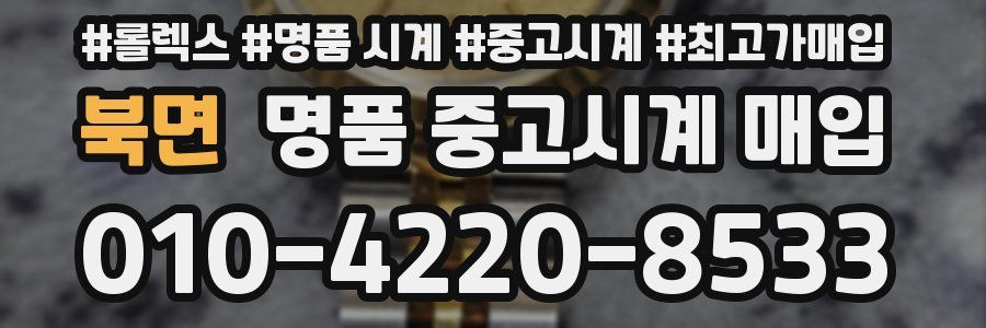 북면 명품 중고시계 매입