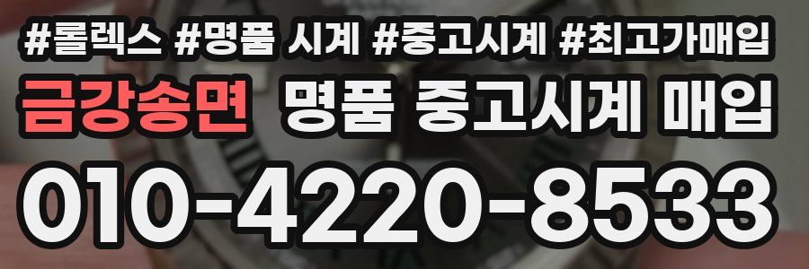 금강송면 명품 중고시계 매입