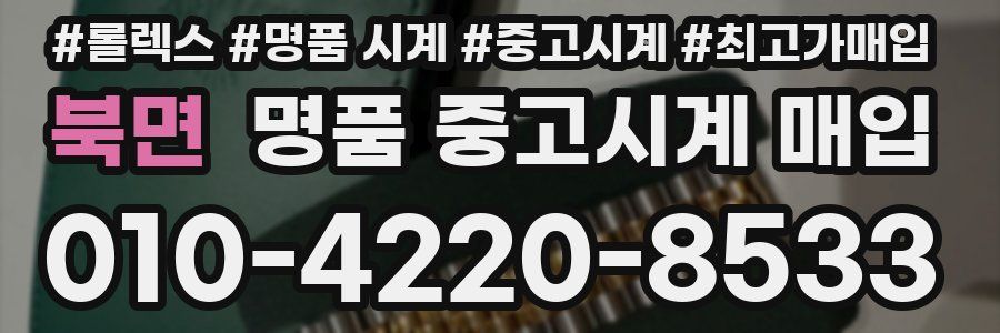 북면 명품 중고시계 매입