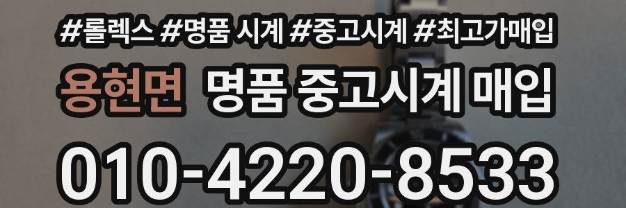용현면 명품 중고시계 매입
