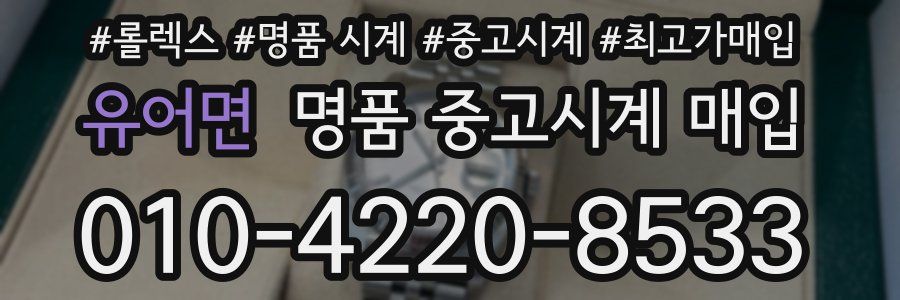 유어면 명품 중고시계 매입