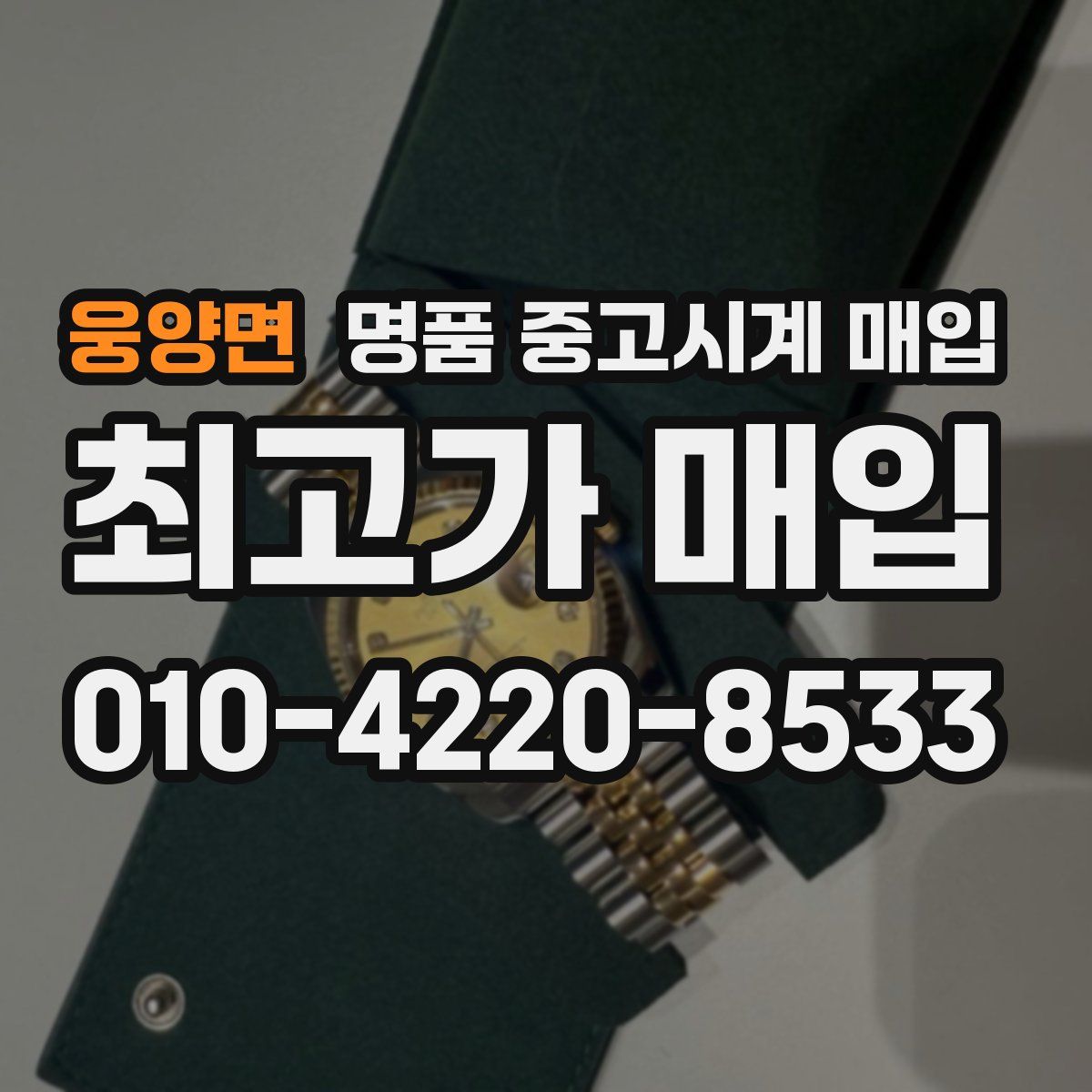 웅양면 명품 중고시계 매입