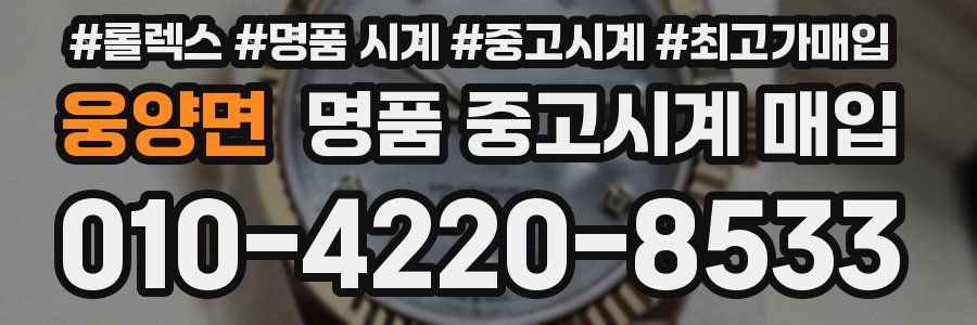 웅양면 명품 중고시계 매입