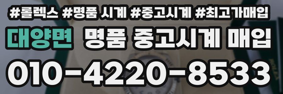 대양면 명품 중고시계 매입