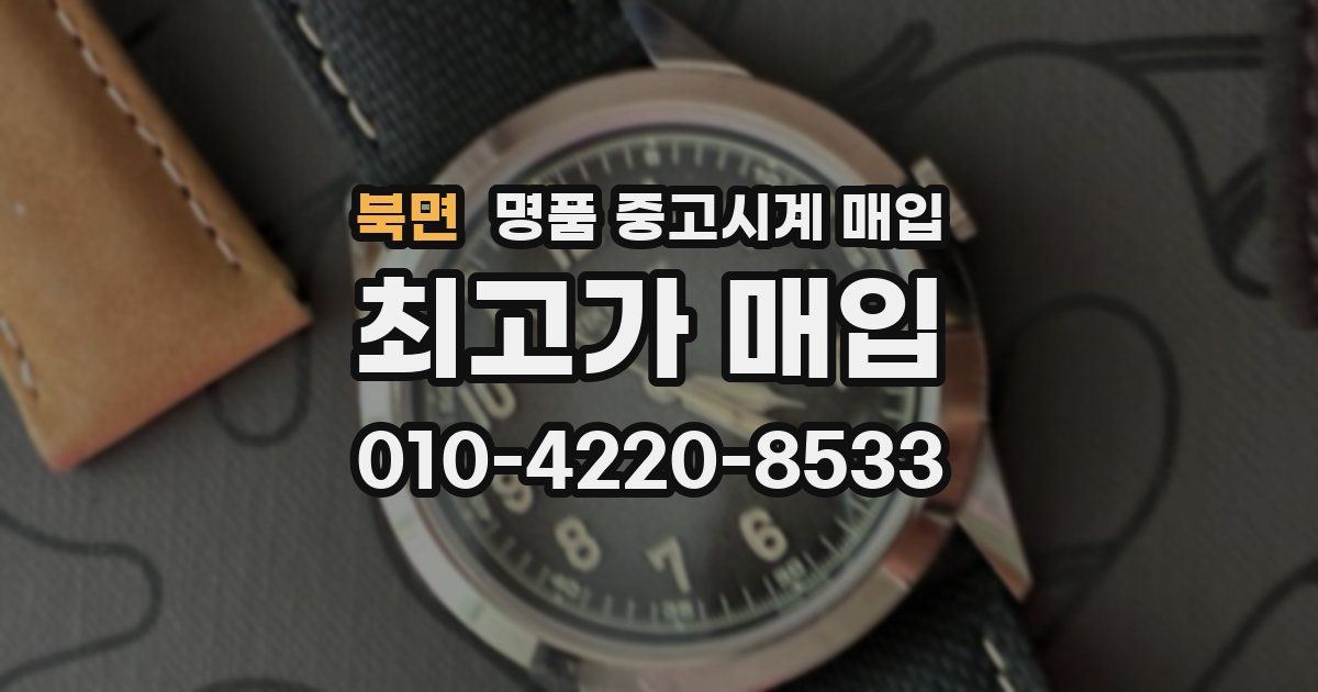 북면 명품 중고시계 매입