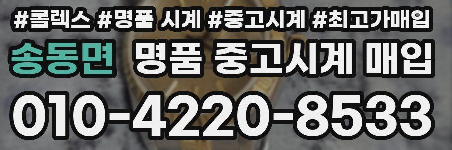 송동면 명품 중고시계 매입