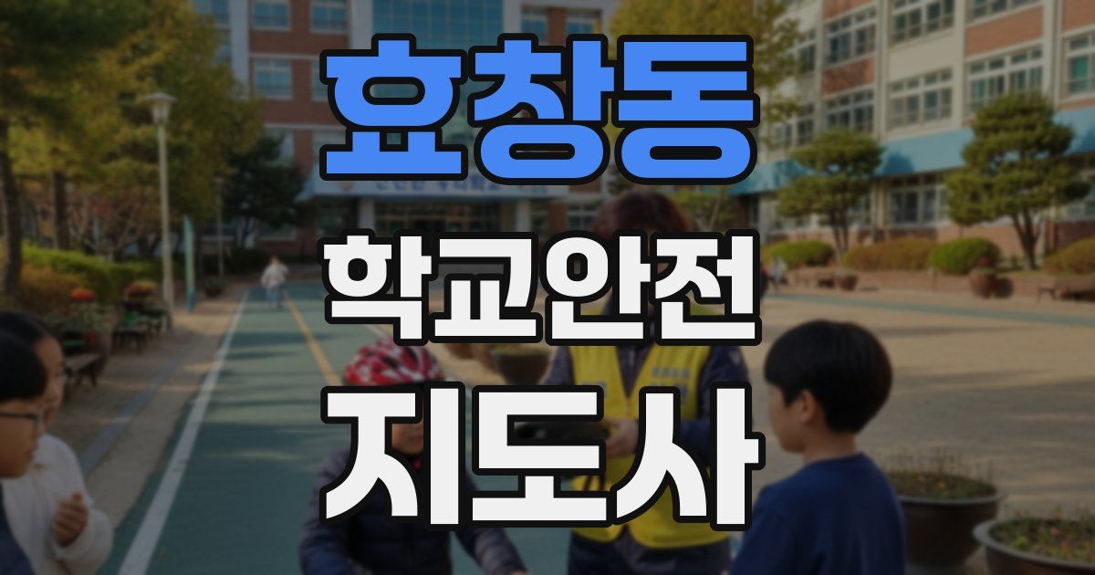 효창동 학교안전지도사 자격증