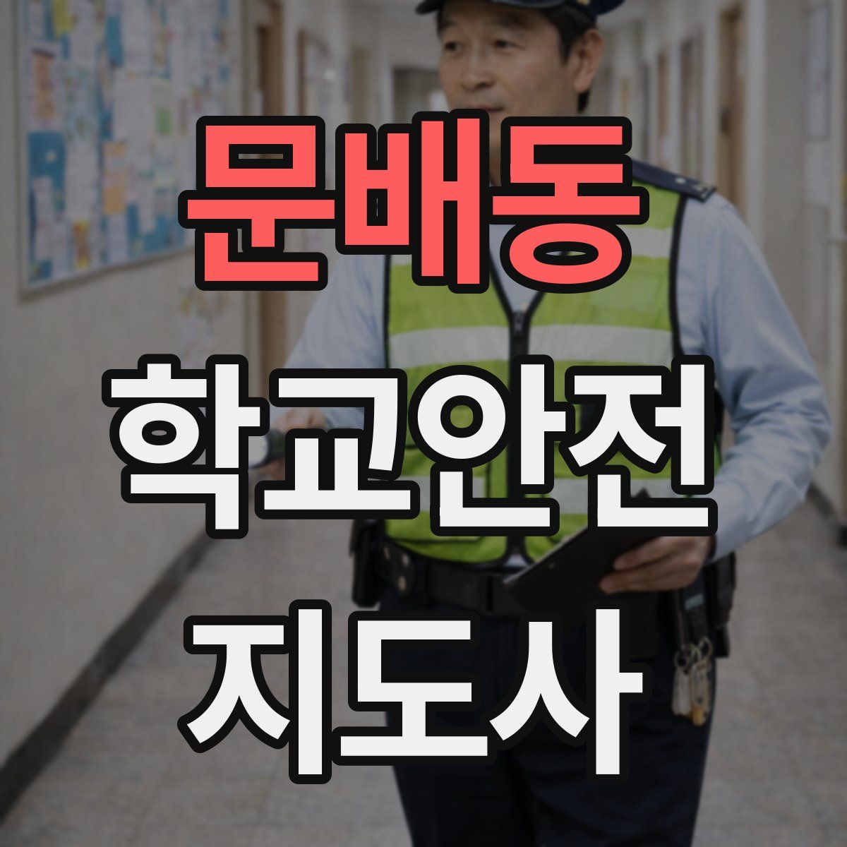 문배동 학교안전지도사 자격증