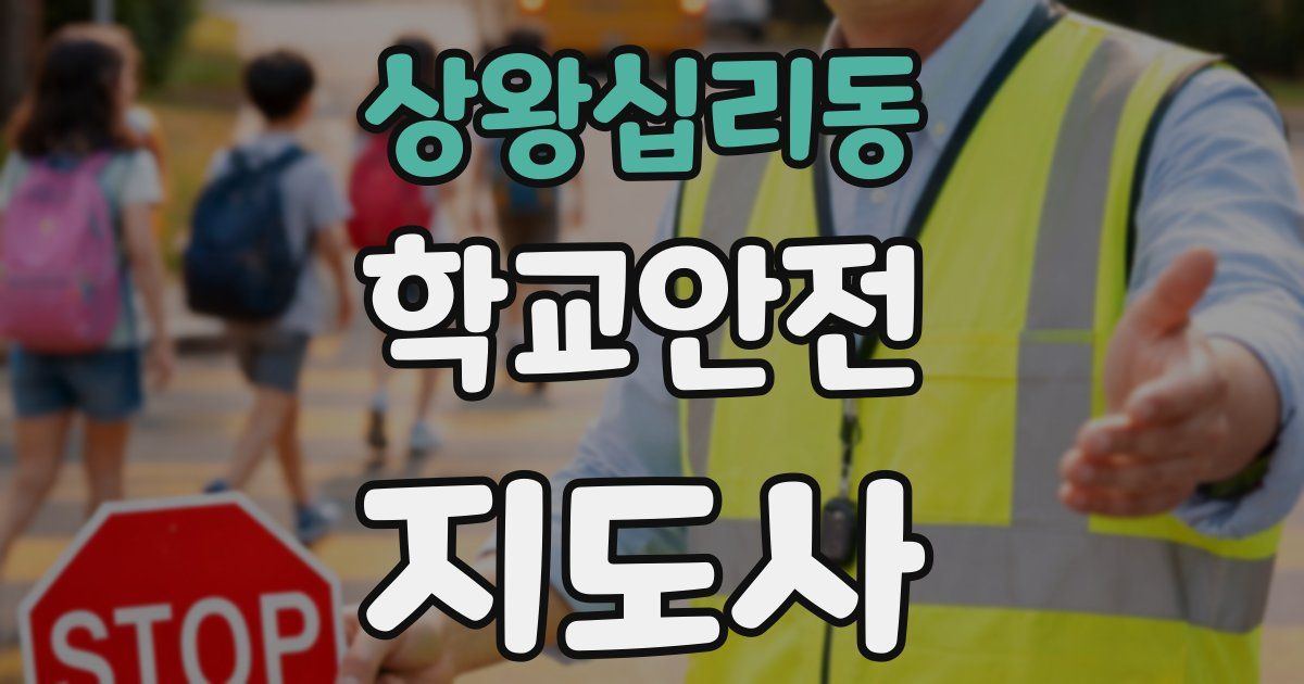 상왕십리동 학교안전지도사 자격증
