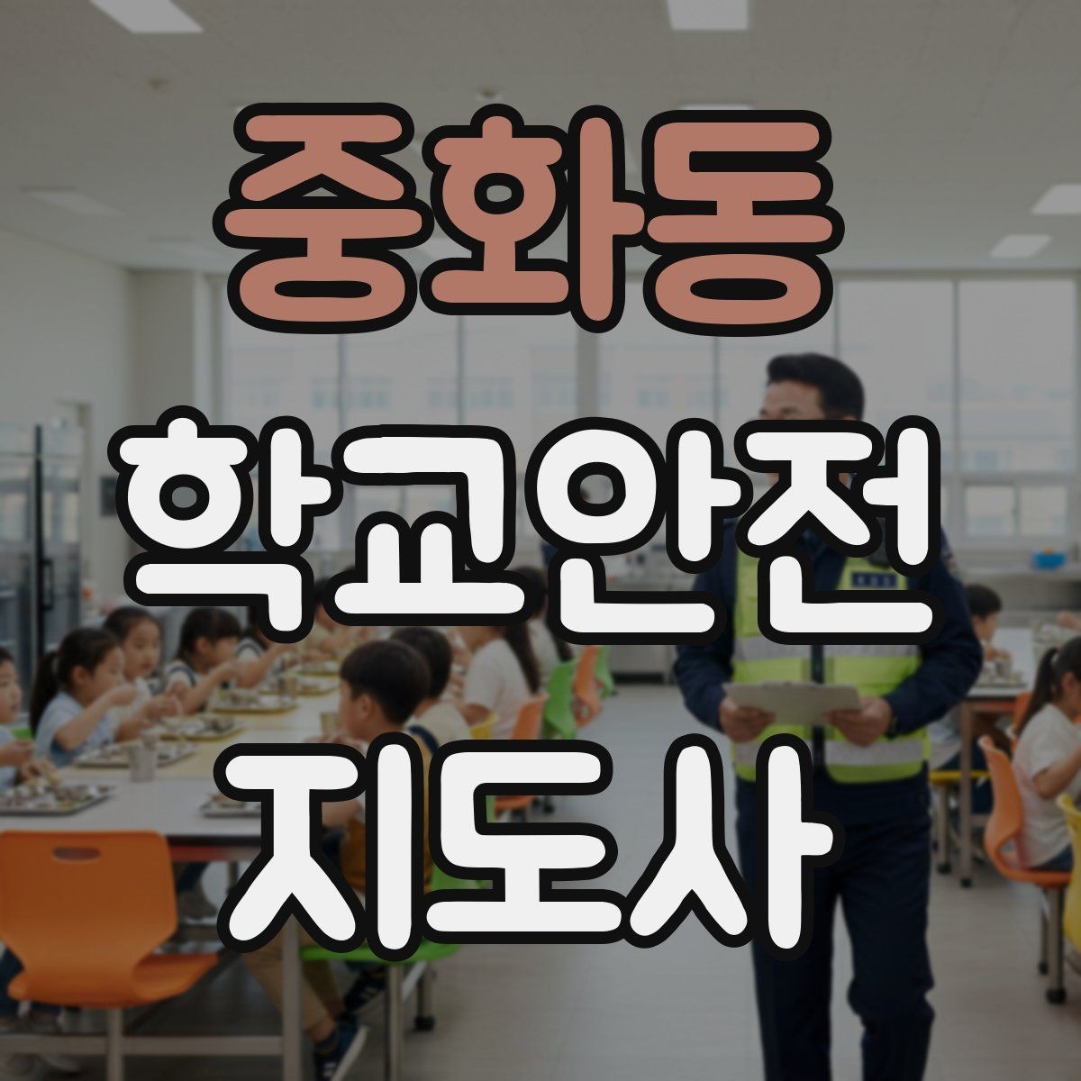 중화동 학교안전지도사 자격증 체험교실 이동 동선 사고 예방
