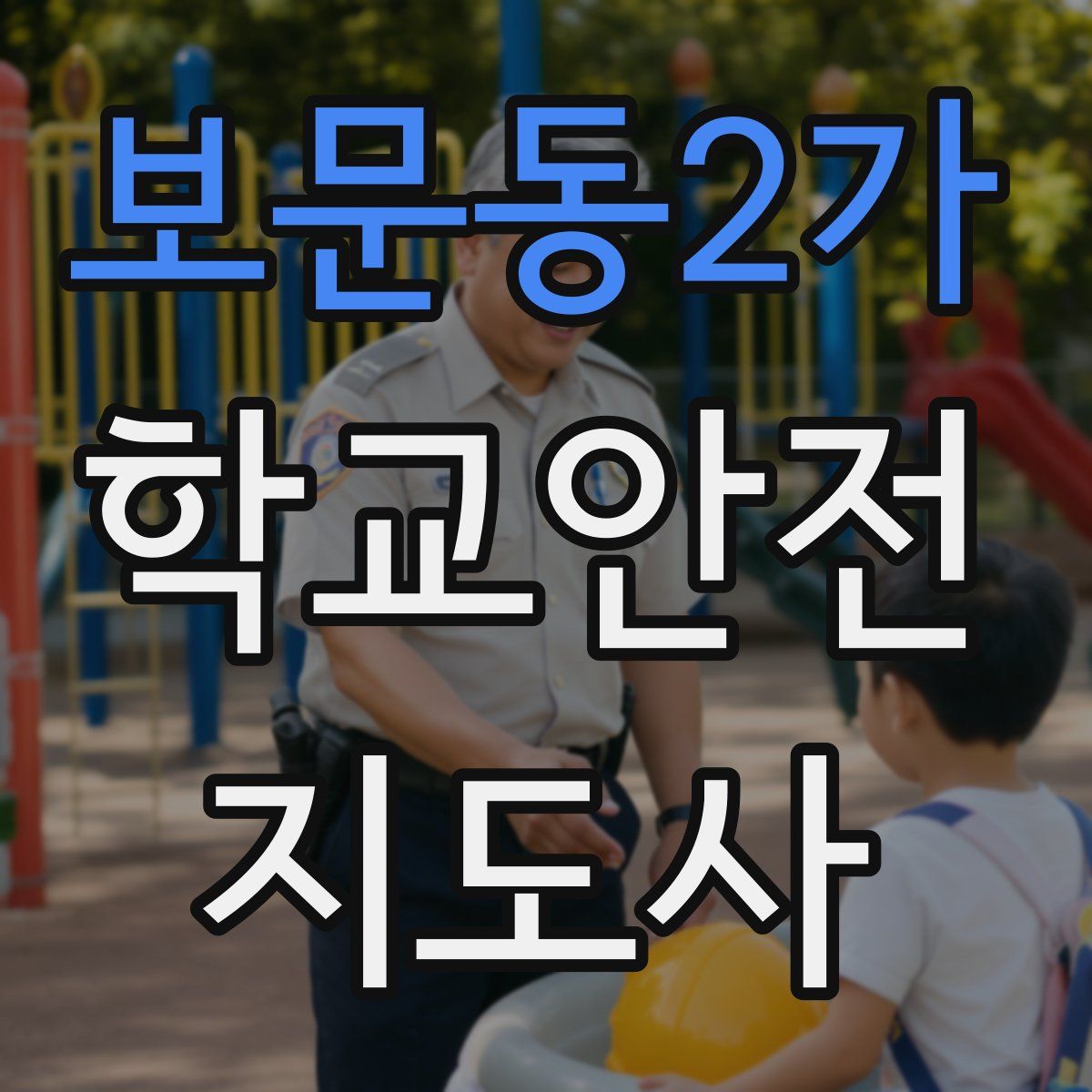 보문동2가 학교안전지도사 자격증