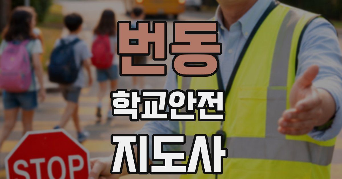 번동 학교안전지도사 자격증