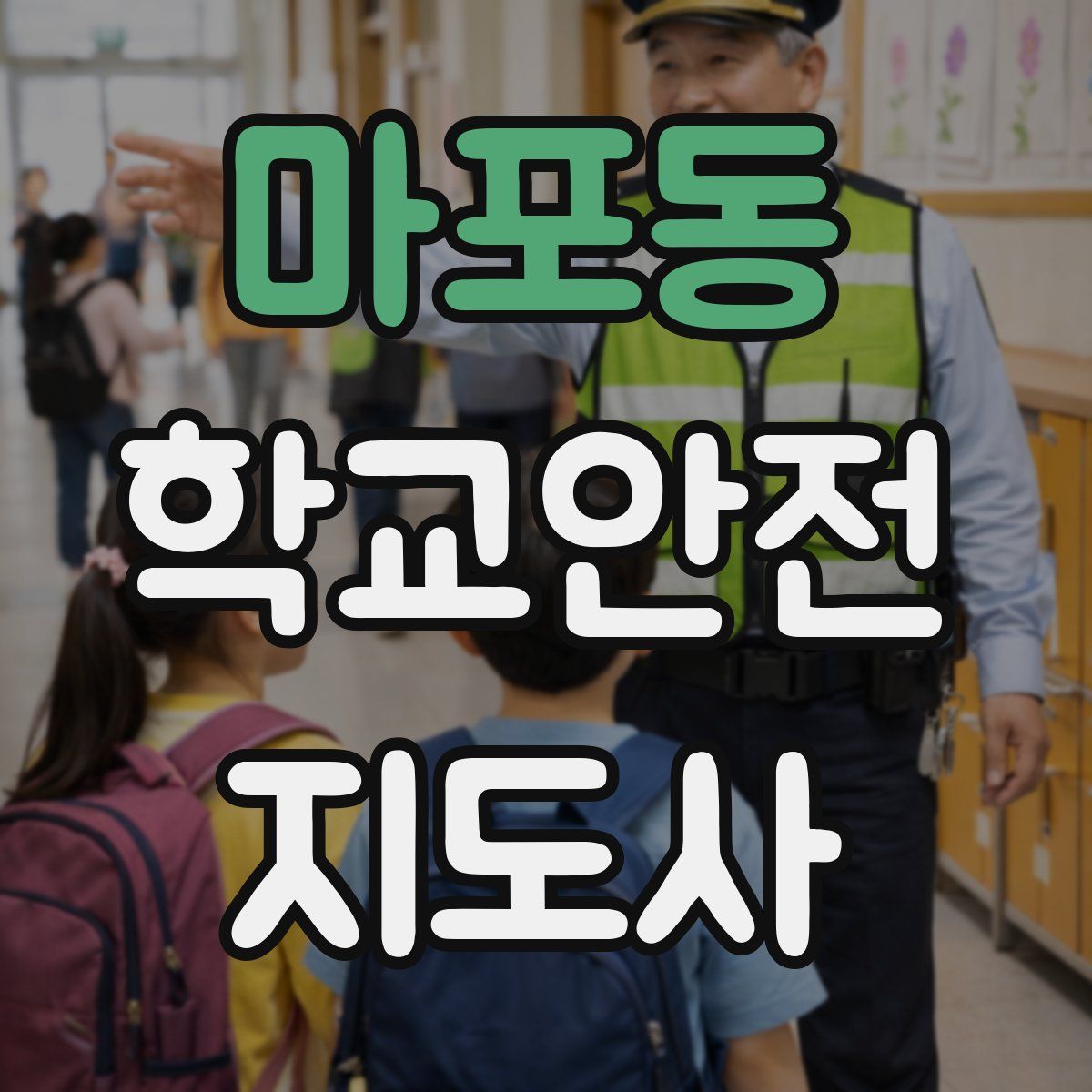 마포동 학교안전지도사 자격증