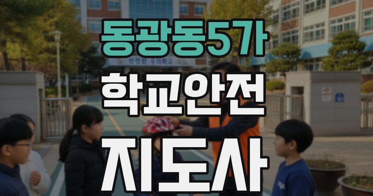 동광동5가 학교안전지도사 자격증