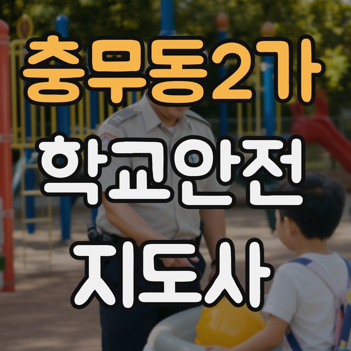 충무동2가 학교안전지도사 자격증
