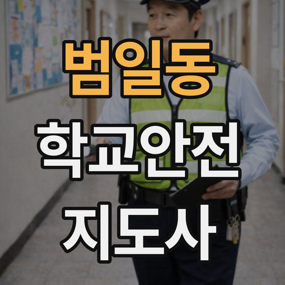 범일동 학교안전지도사 자격증