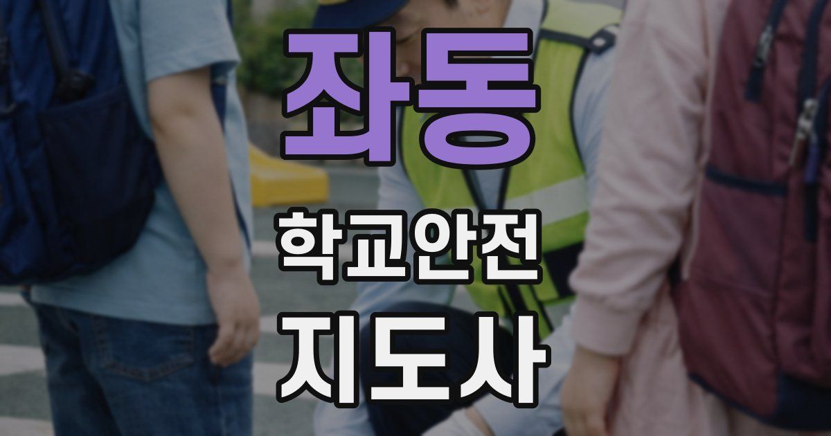 좌동 학교안전지도사 자격증