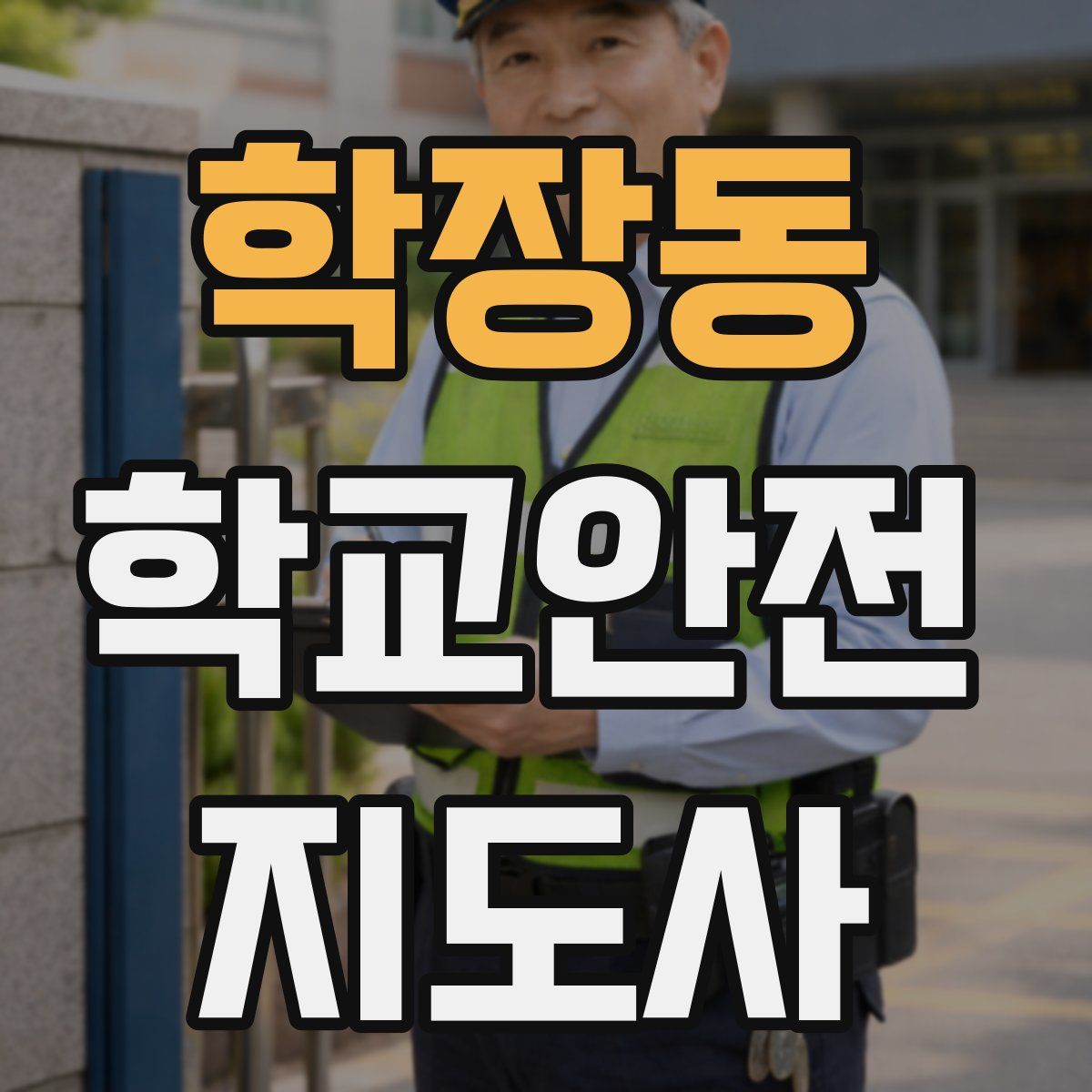 학장동 학교안전지도사 자격증