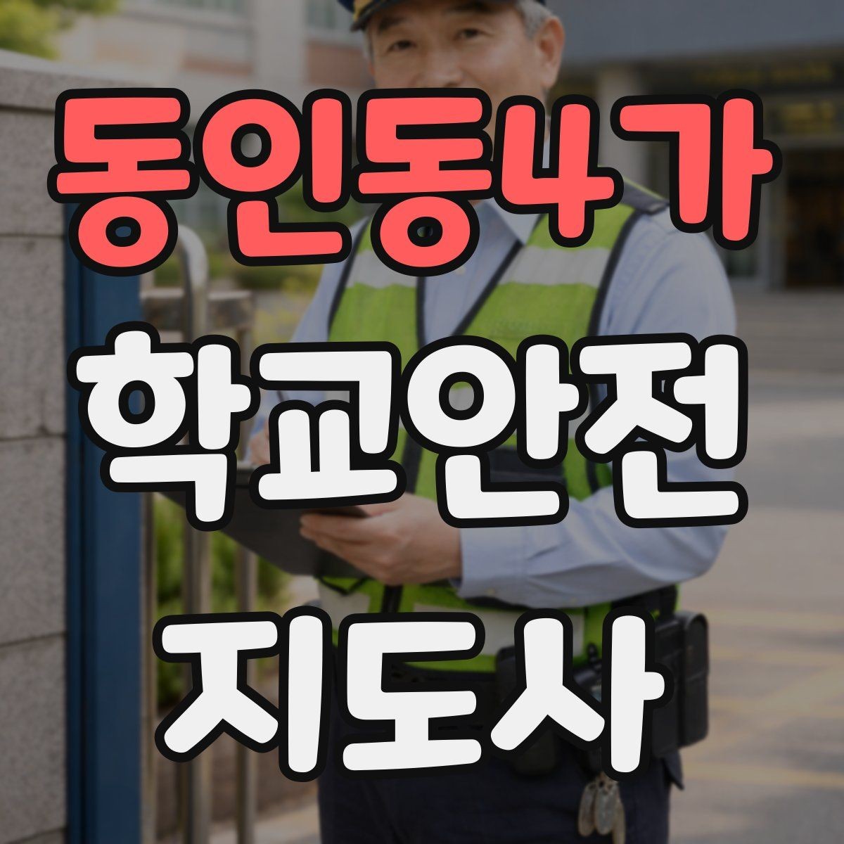 동인동4가 학교안전지도사 자격증 실험 실습 활동 안전 지도 핵심