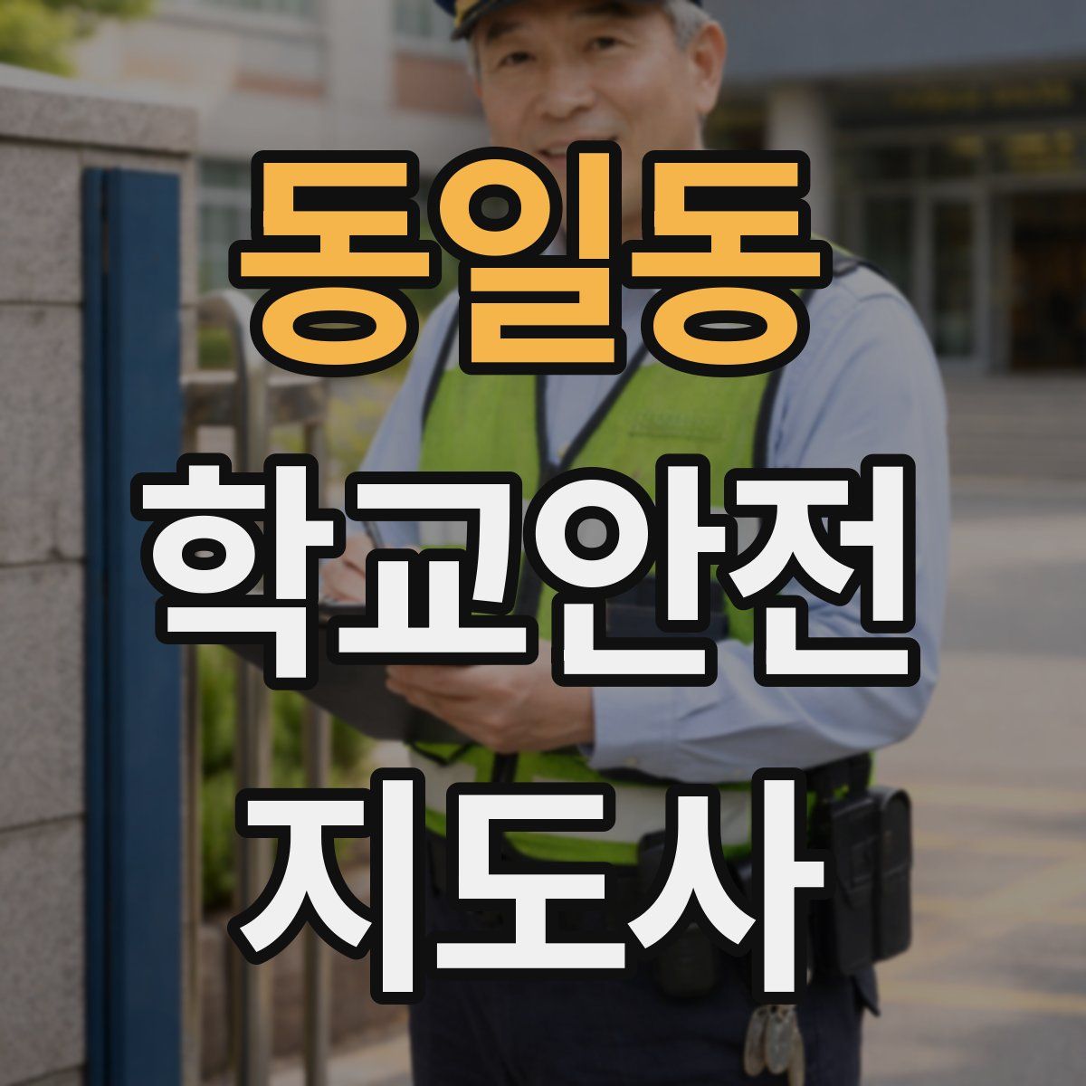 동일동 학교안전지도사 자격증