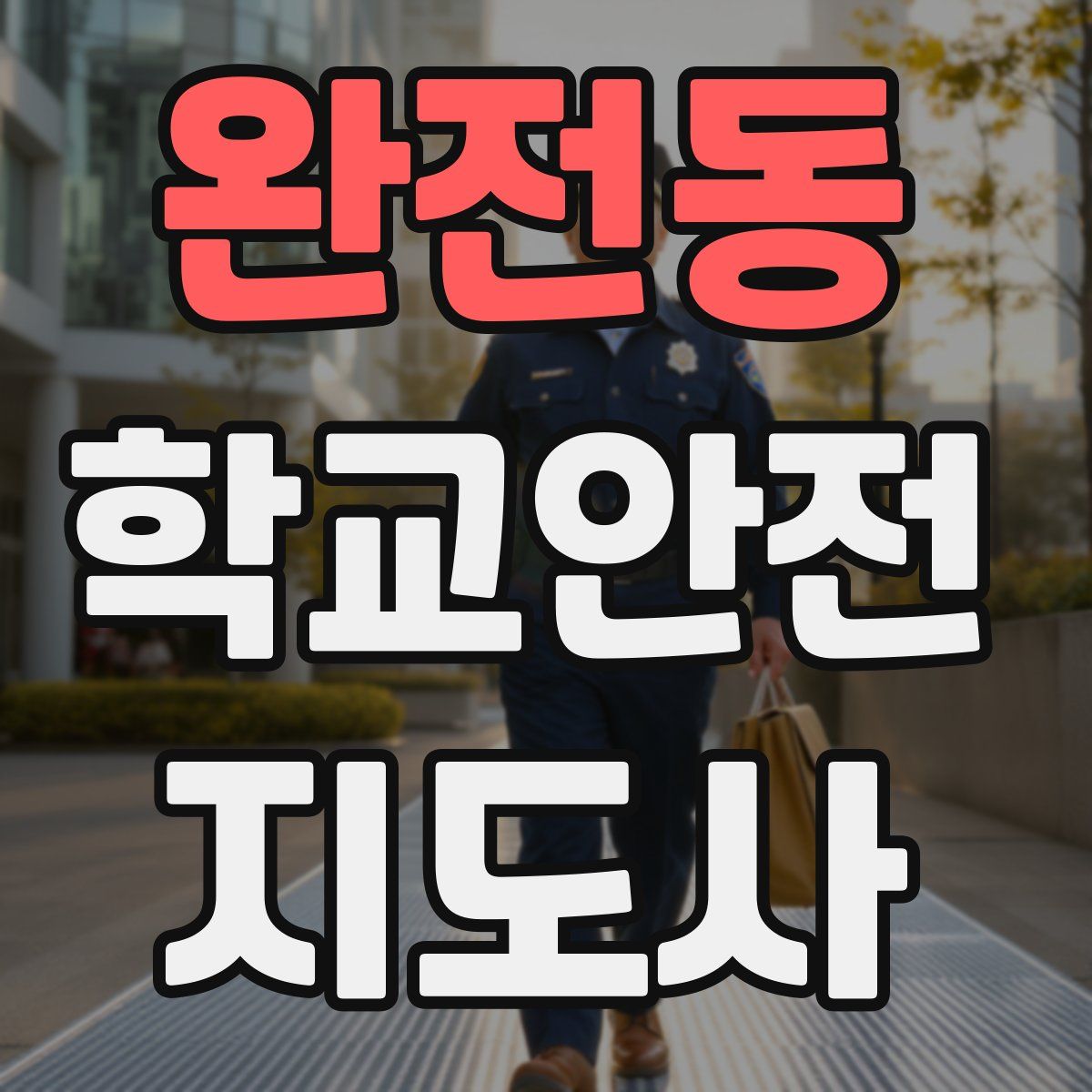 완전동 학교안전지도사 자격증