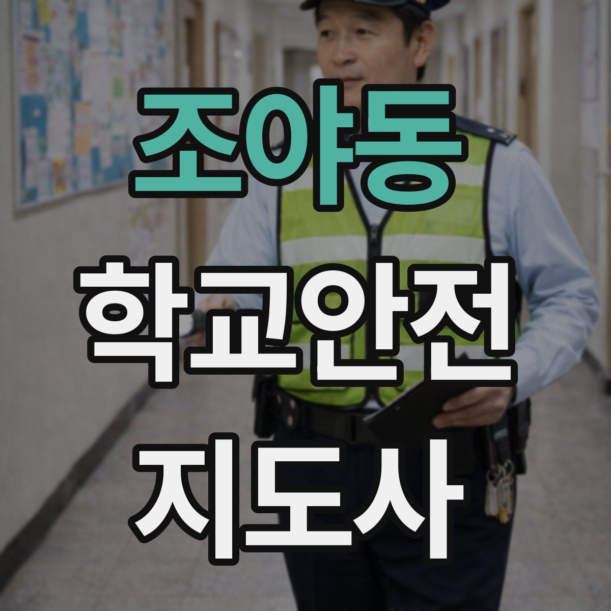 조야동 학교안전지도사 자격증