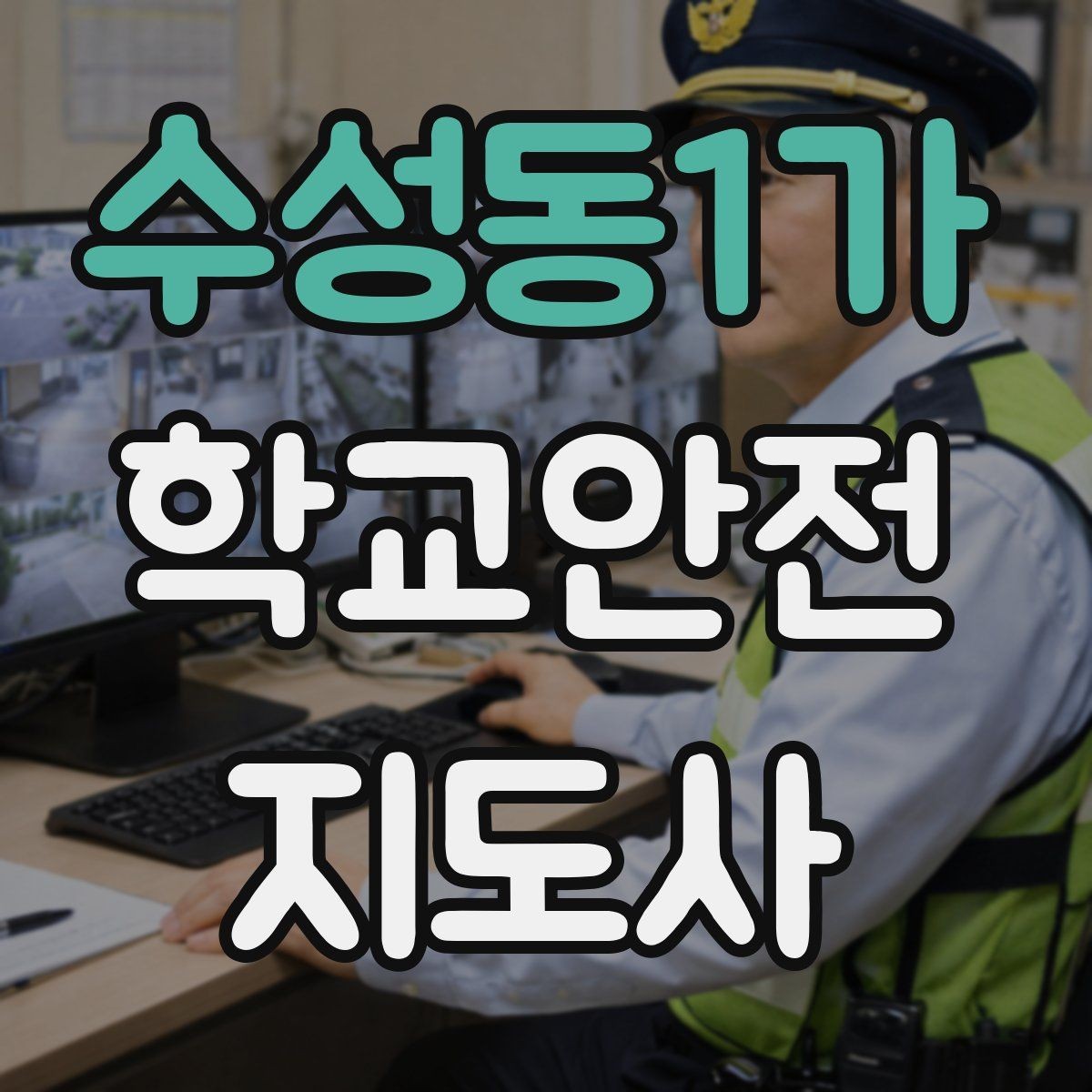 수성동1가 학교안전지도사 자격증 등굣길 안전지도에서 가장 중요한 한 가지