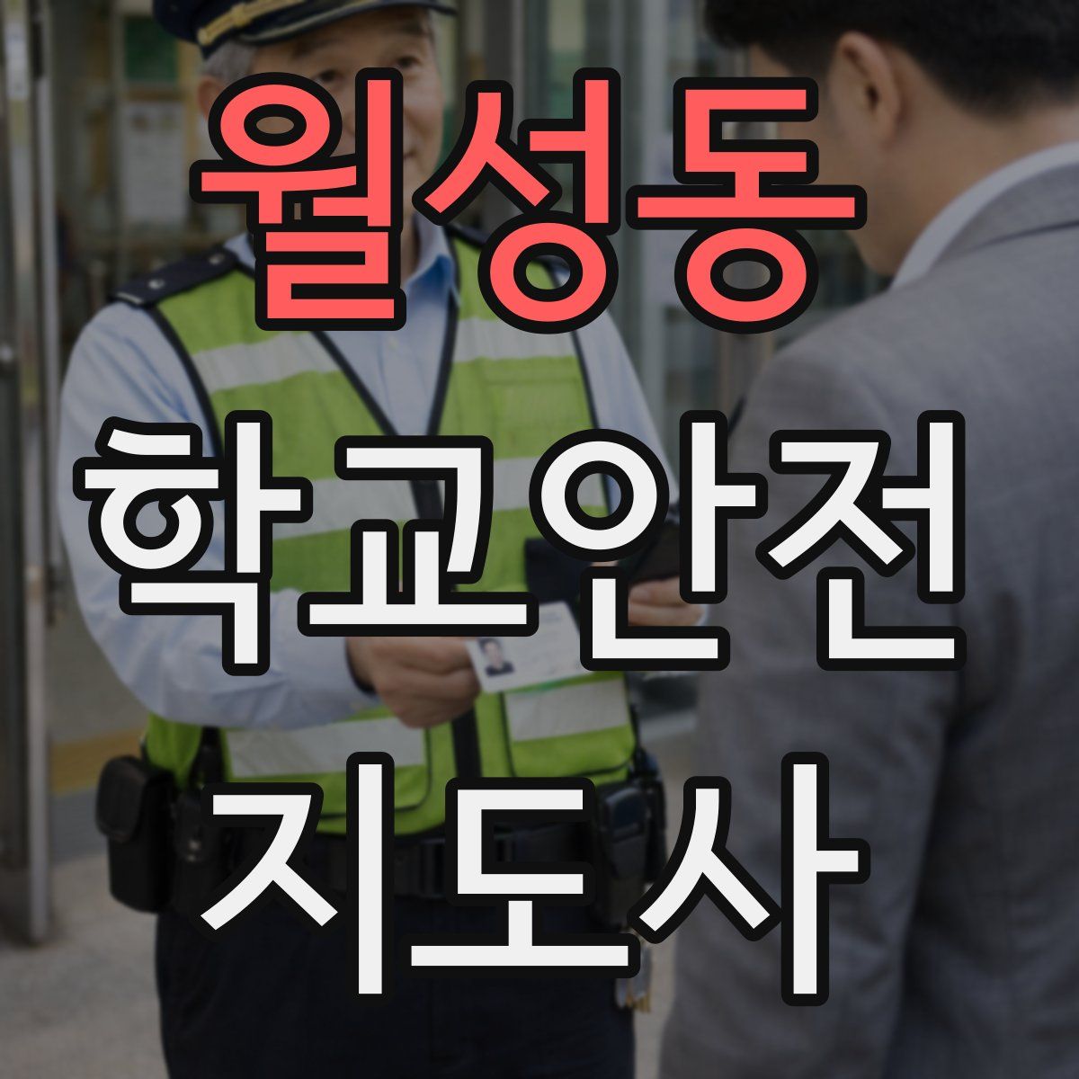 월성동 학교안전지도사 자격증