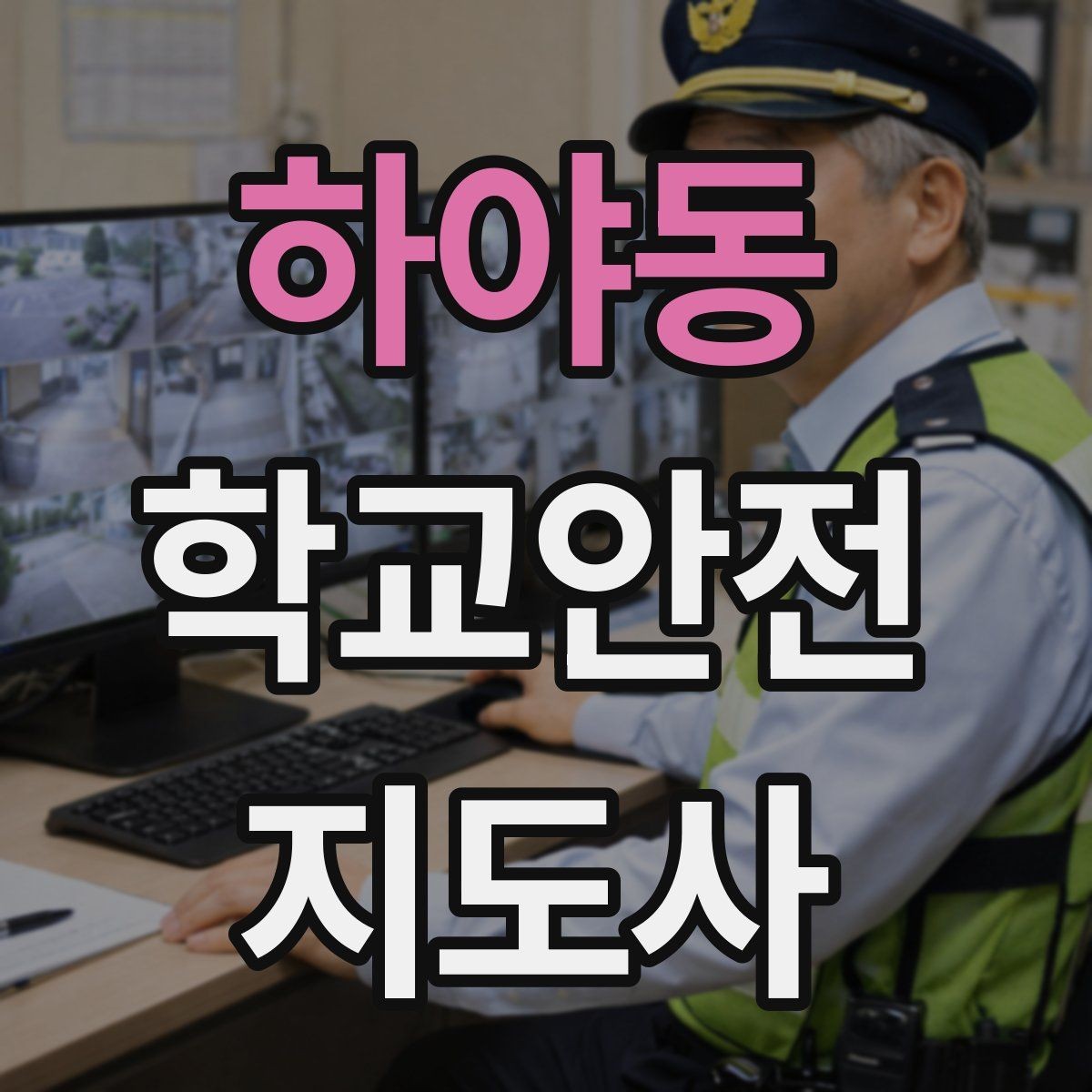 하야동 학교안전지도사 자격증 정류장 대기 줄서기 지도 실전 요령