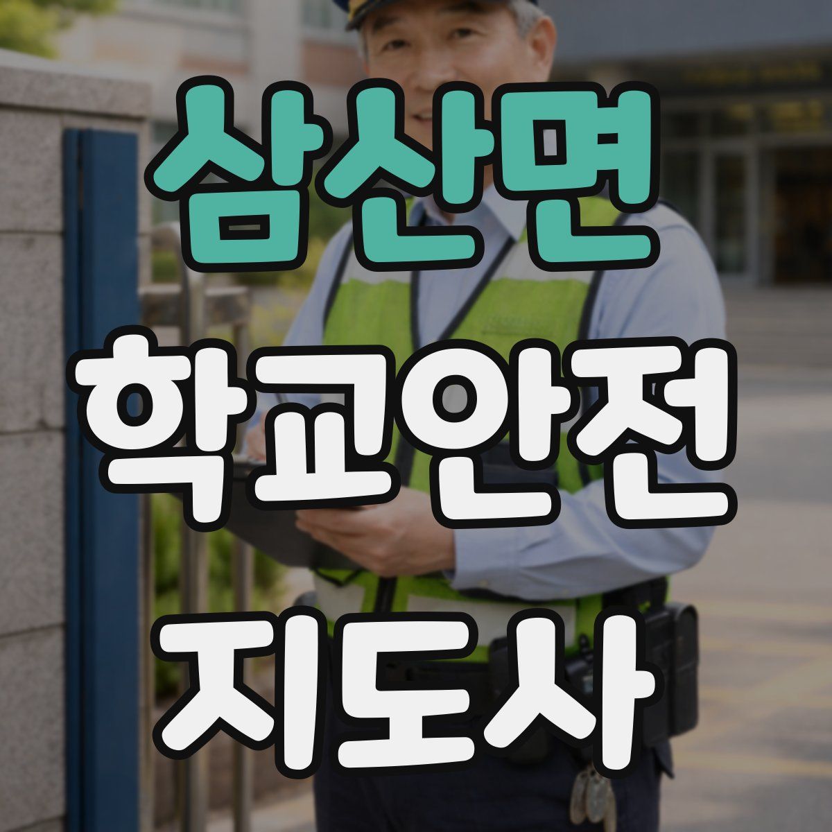 삼산면 학교안전지도사 자격증