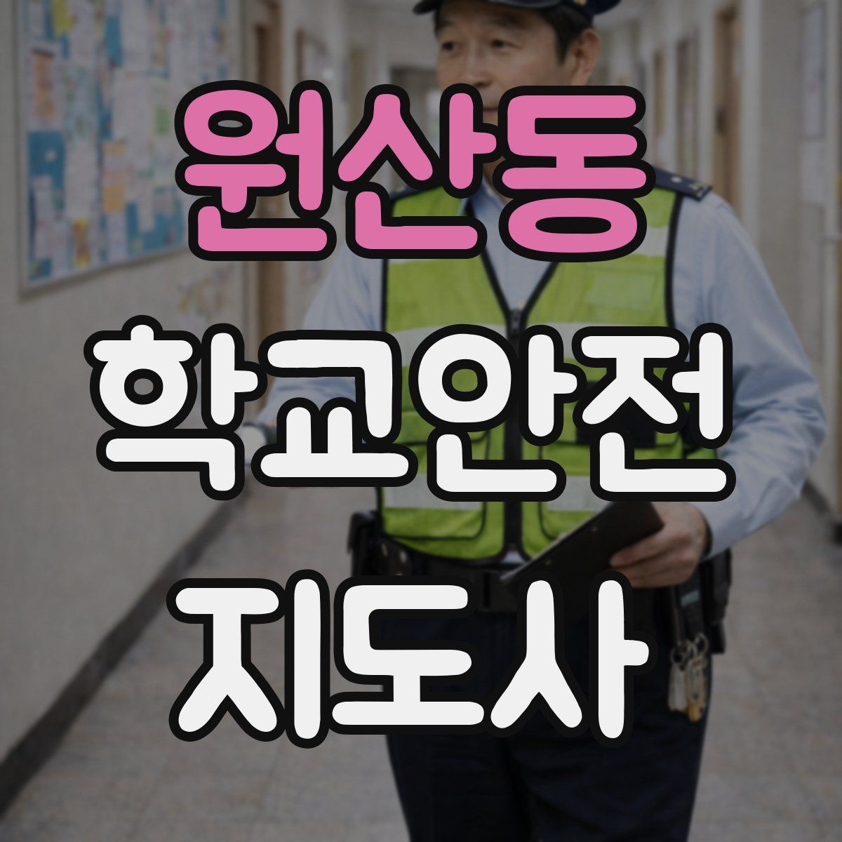 원산동 학교안전지도사 자격증