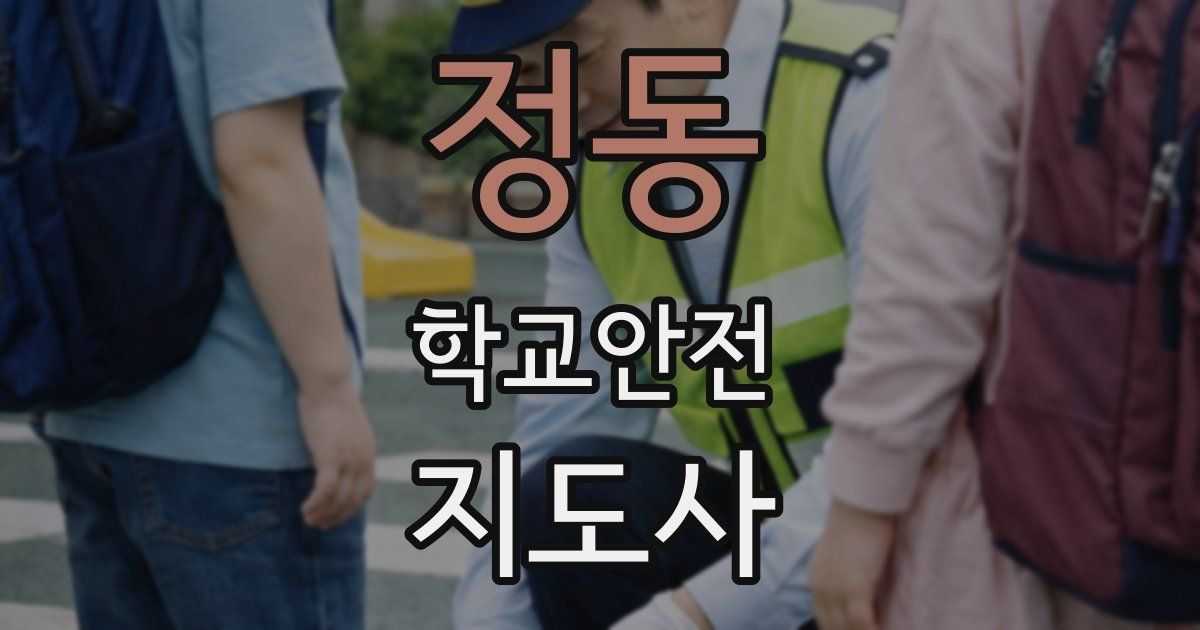 정동 학교안전지도사 자격증
