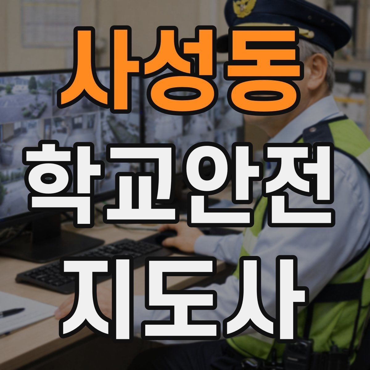 사성동 학교안전지도사 자격증 안전조끼 표지판 사용이 필요한 이유