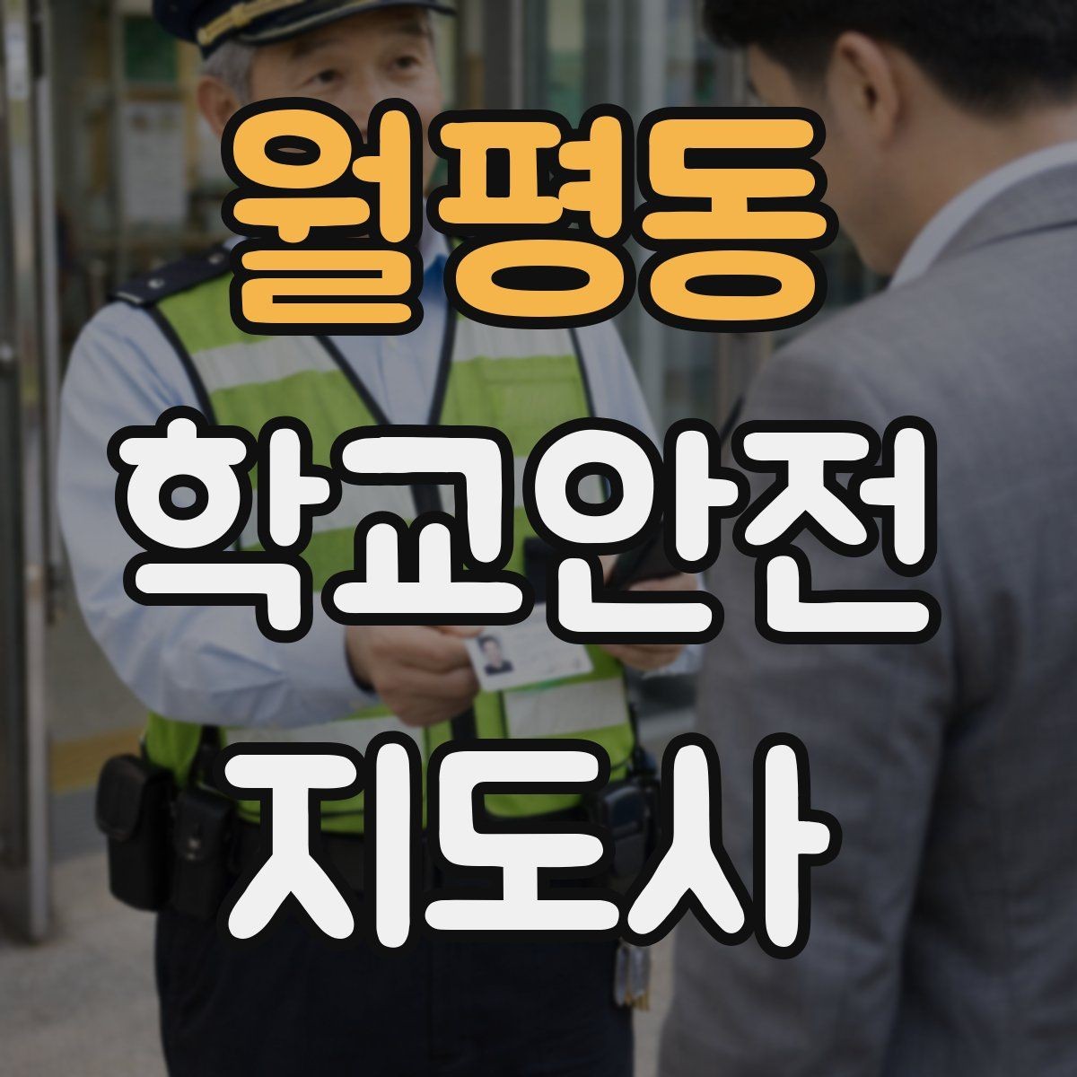 월평동 학교안전지도사 자격증 신호등 없는 교차로에서 지도할 때 주의점