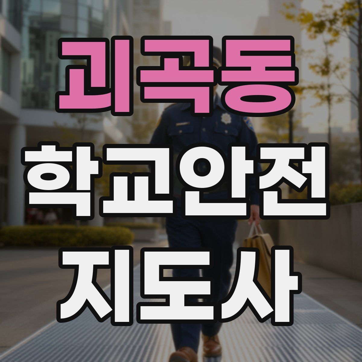 괴곡동 학교안전지도사 자격증