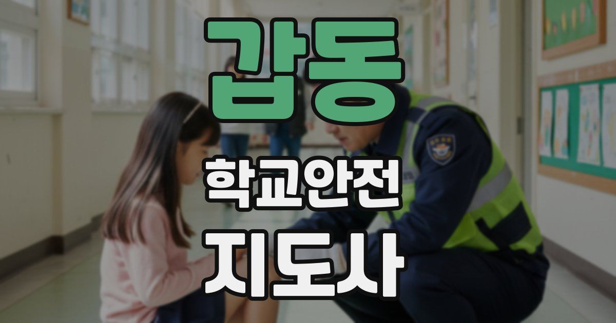 갑동 학교안전지도사 자격증