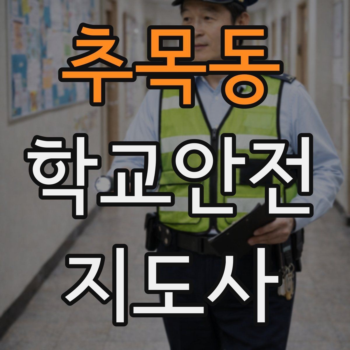 추목동 학교안전지도사 자격증 통학 안전지도의 기본을 다시 점검하기