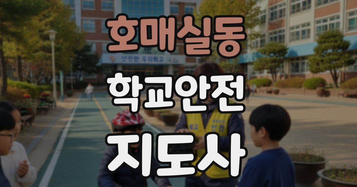 호매실동 학교안전지도사 자격증