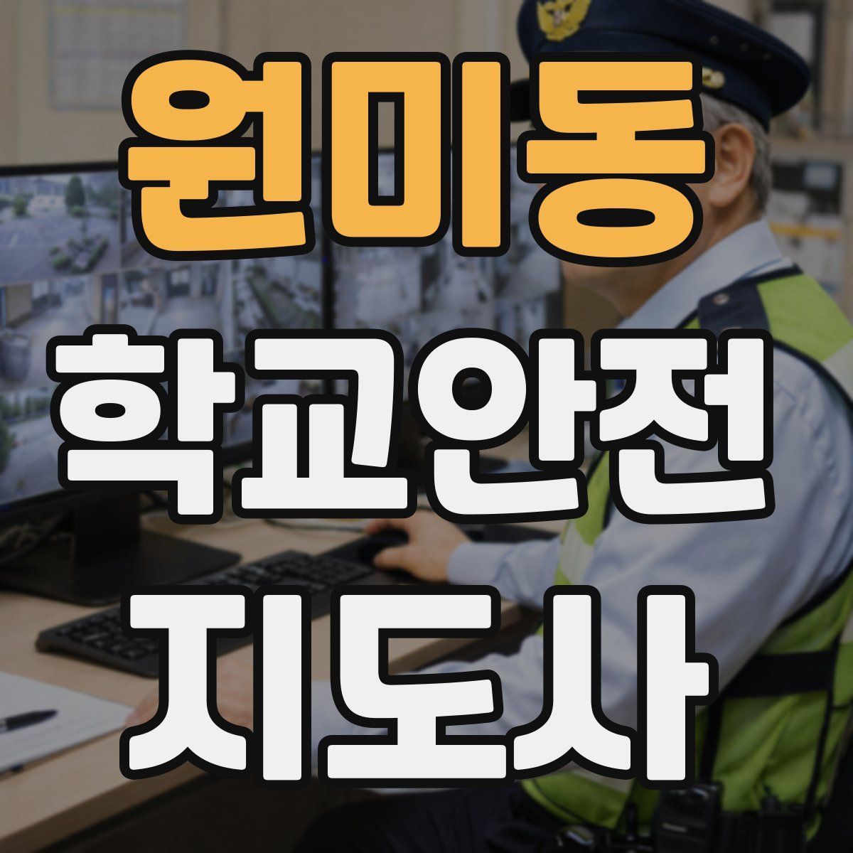 원미동 학교안전지도사 자격증