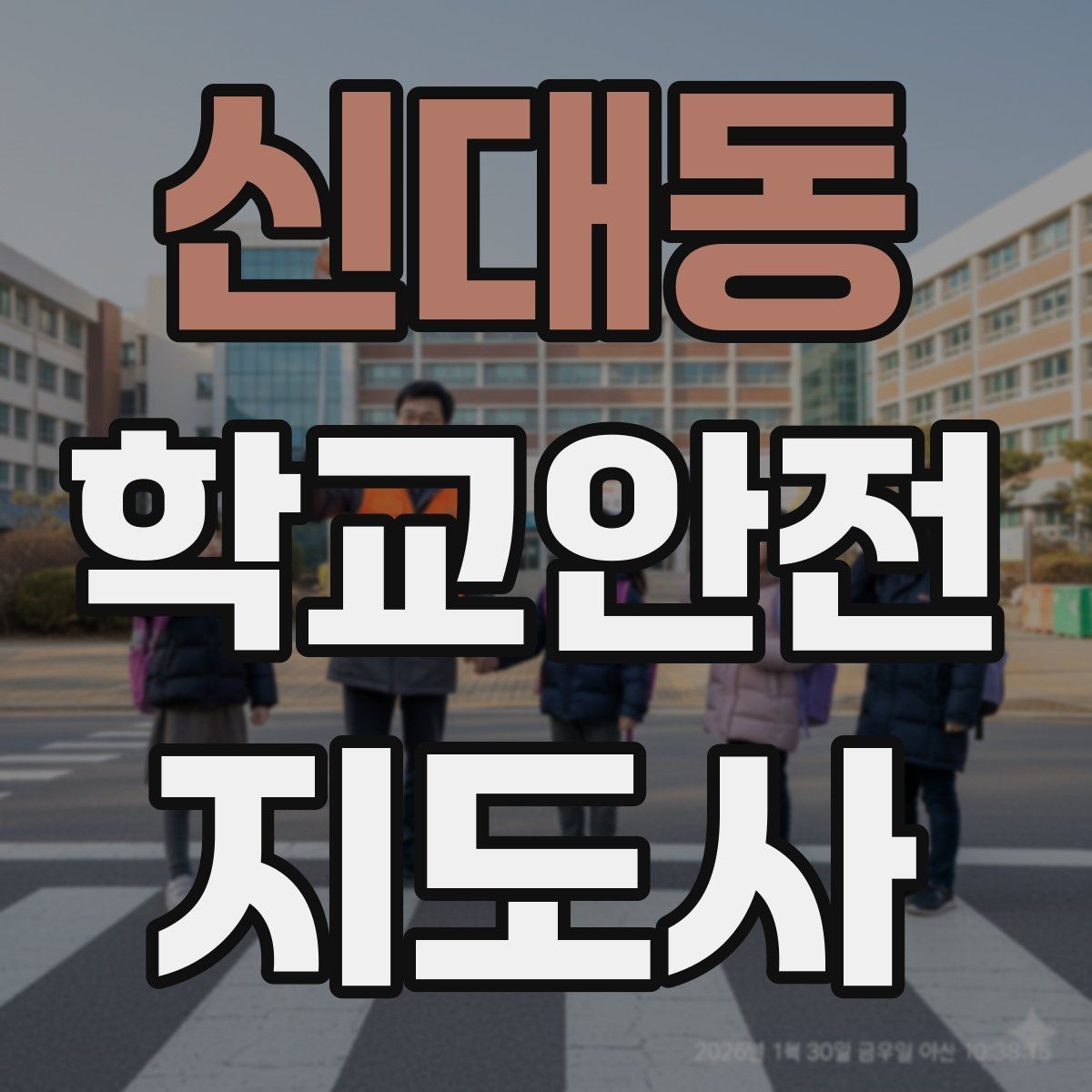 신대동 학교안전지도사 자격증 신호등 없는 교차로에서 지도할 때 주의점