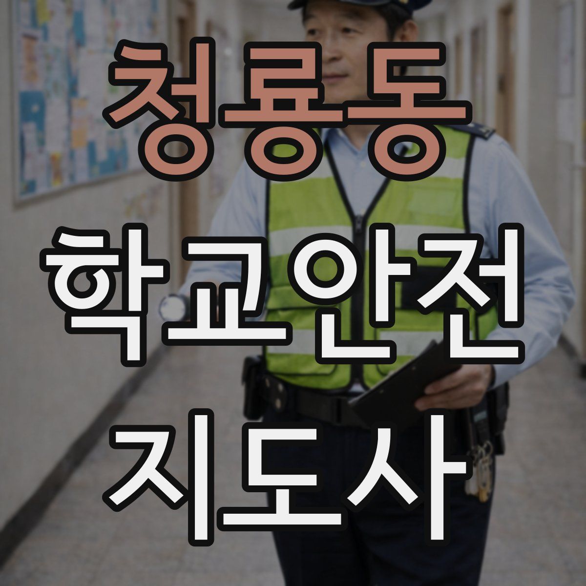 청룡동 학교안전지도사 자격증