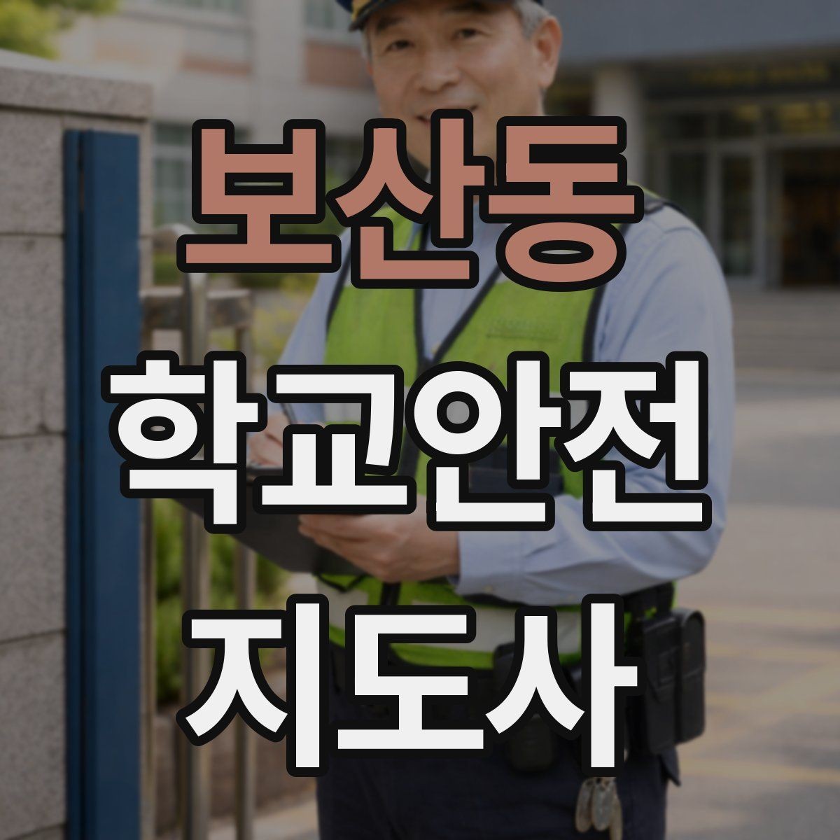 보산동 학교안전지도사 자격증 처음 준비하는 분을 위한 큰 흐름