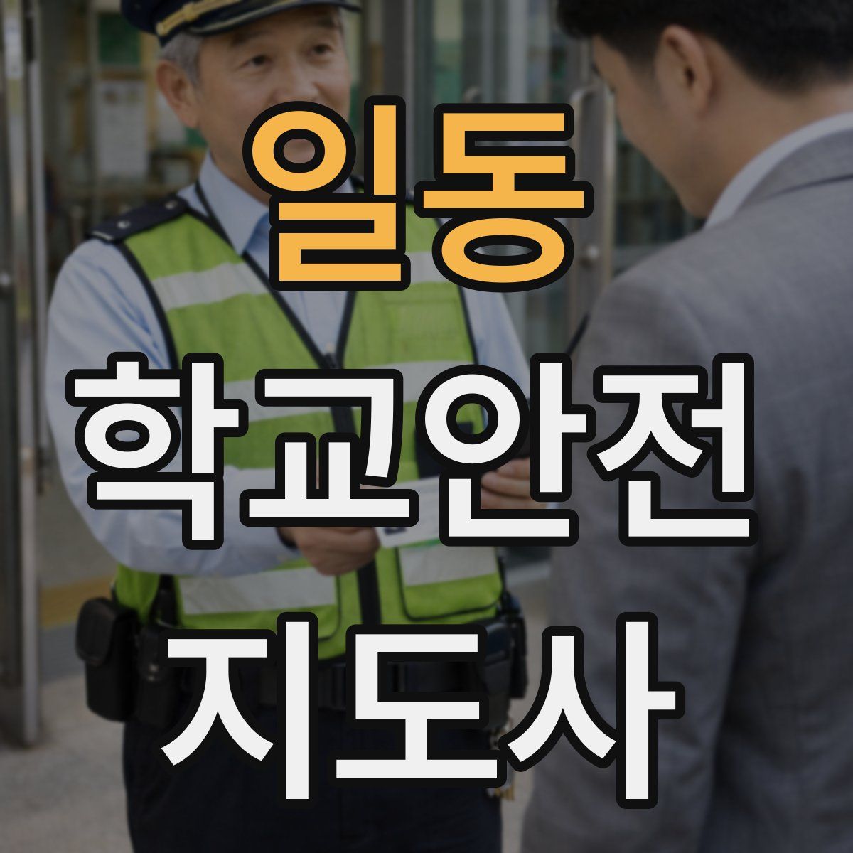 일동 학교안전지도사 자격증