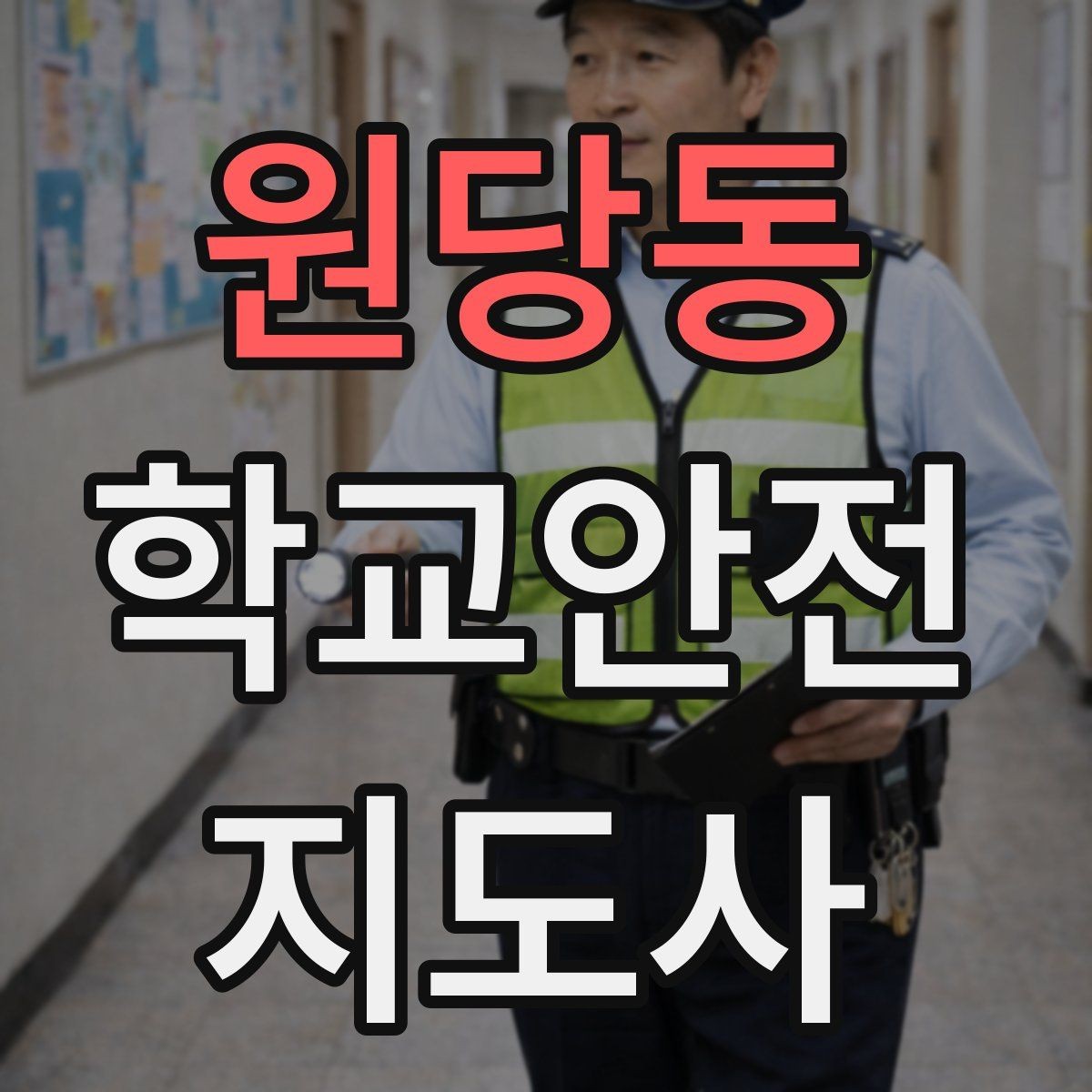 원당동 학교안전지도사 자격증 아동 눈높이에 맞춘 안내 방법
