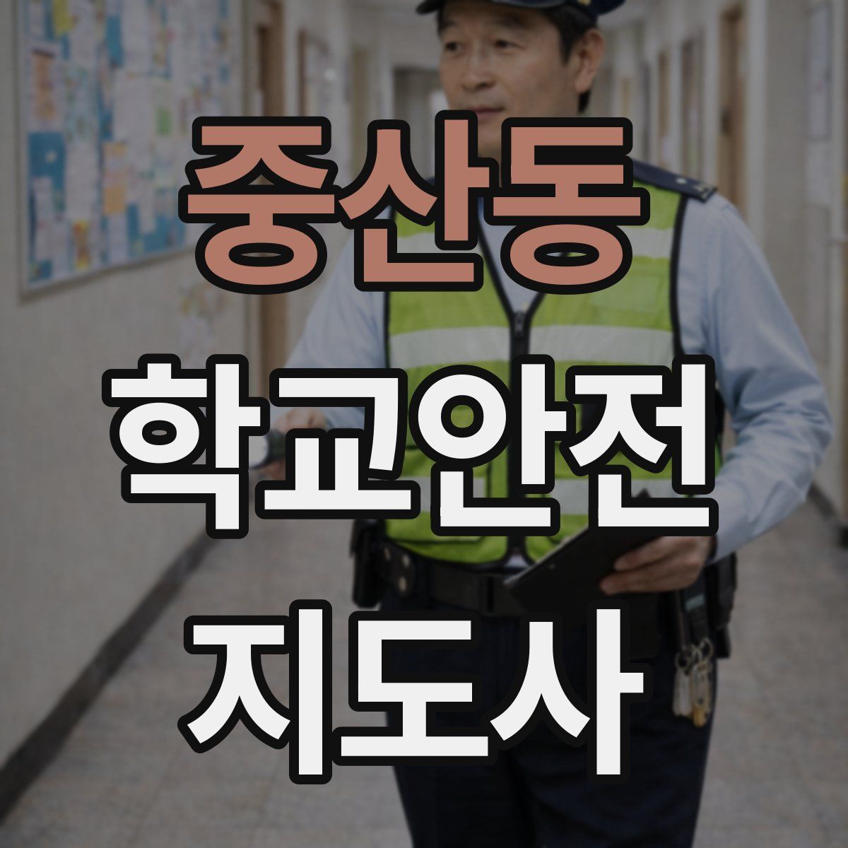 중산동 학교안전지도사 자격증