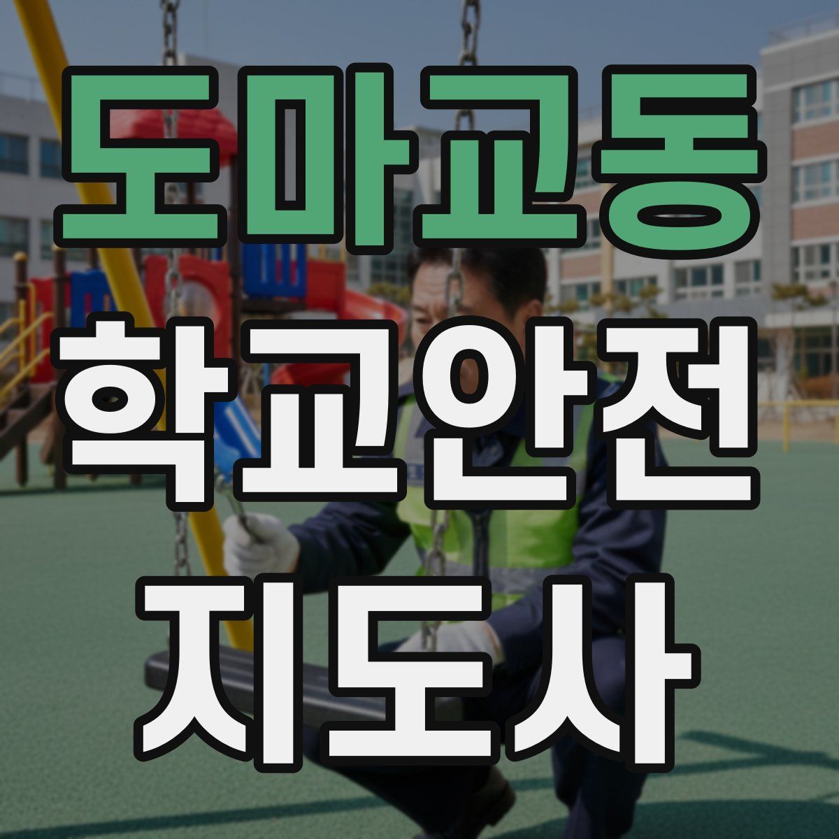 도마교동 학교안전지도사 자격증