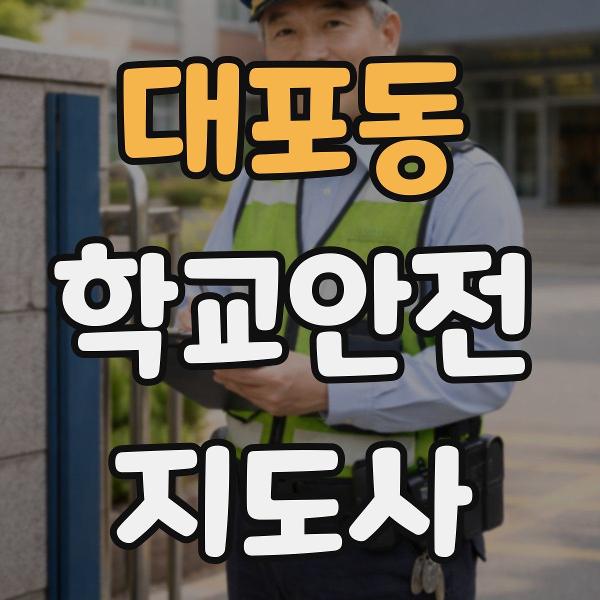 대포동 학교안전지도사 자격증
