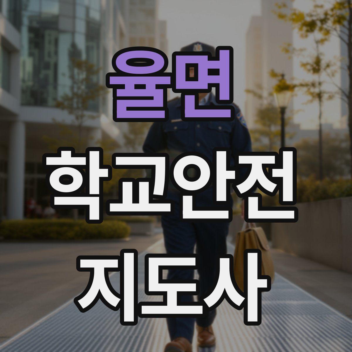 율면 학교안전지도사 자격증